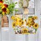 Sunflower Welcome Wood Door Hanger Wooden Gnome Sign Farmhouse Wall Porch Art Summer Fall Front Door Wreath Hanging for Bedroom Living Room Indoor Outdoor Kitchen Home Decor